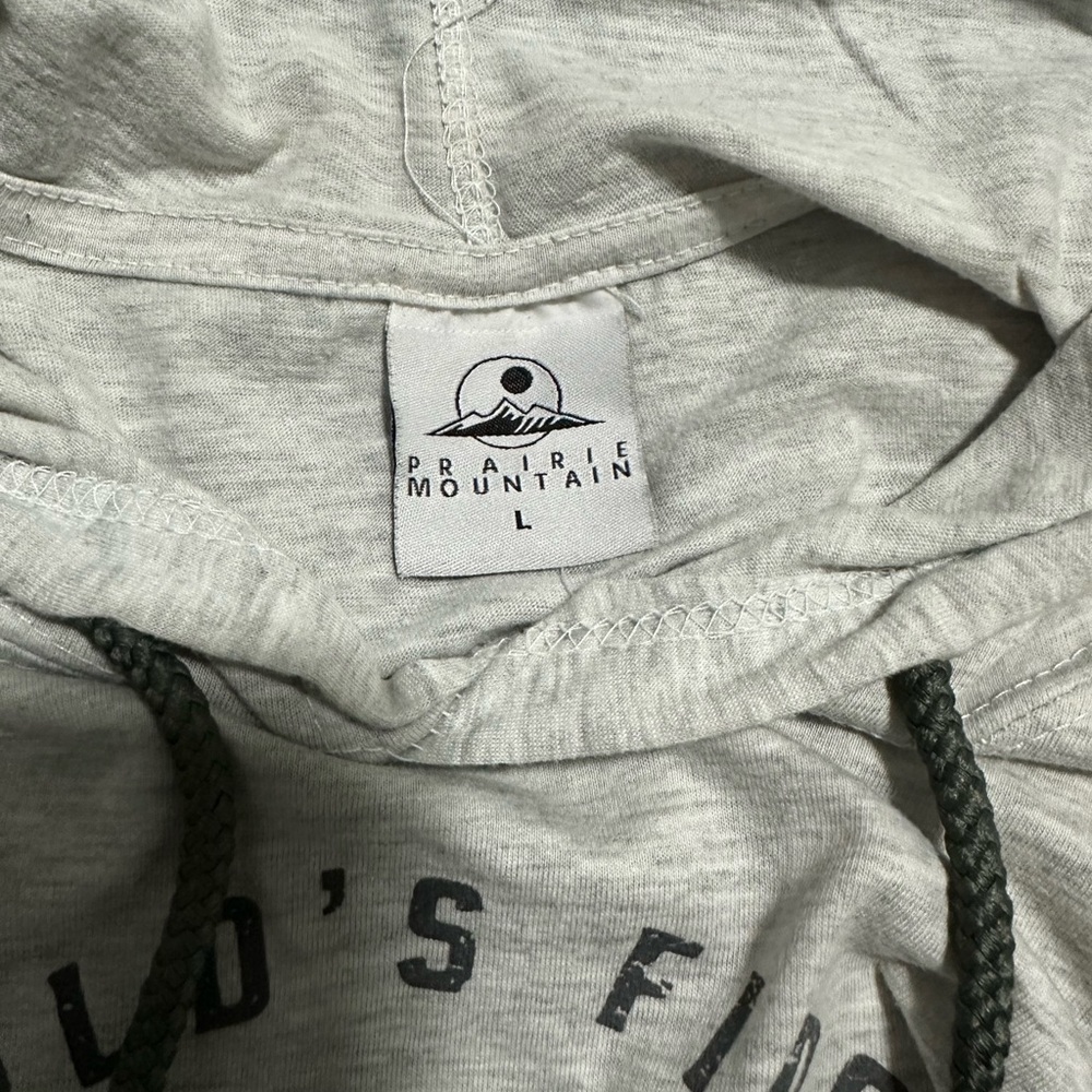 Gray hooded Yellowstone, long sleevee